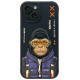 Nimmy Cool&Cute 2.0 Monkey case for iPhone 15 - black