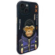 Nimmy Cool&Cute 2.0 Monkey case for iPhone 15 - black