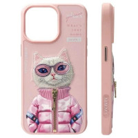 Nimmy Cool&Cute 2.0 Cat Case for iPhone 15 Pro - Pink