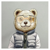 Nimmy Crossbody Cool&Cute 2.0 Bear Shoulder Bag - Gray