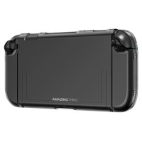 Amazingthing PlayShield Bare Case for Nintendo Switch 2 - Clear/Black