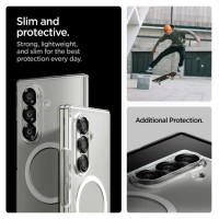 Spigen AirSkin Mag MagSafe Case for Samsung Galaxy Z Fold 7 - Clear and White