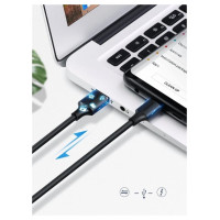 Ugreen US287 60116 USB-A / USB-C 2A cable 1m - black