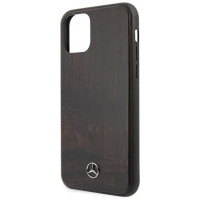 Mercedes Wood Line Rosewood case for iPhone 11 Pro Max - brown