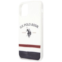 U.s. Polo Assn. US Polo USHCN58PCSTRB iPhone 11 Pro biały/white Tricolor Pattern Collection