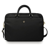 Guess Nylon Triangle Logo bag for a 16" laptop - black