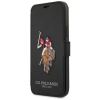 U.s. Polo Assn. US Polo USFLBKP12LPUGFLBK iPhone 12 Pro Max 6,7" czarny/black book Polo Embroidery Collection