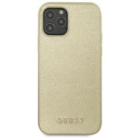 Guess GUHCP12LIGLGO iPhone 12 Pro Max 6.7" gold/gold hardcase Iridescent