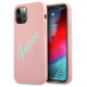 Guess GUHCP12LLSVSPG iPhone 12 Pro Max 6.7" rose green/green pink hardcase Silicone Vintage