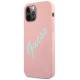 Guess GUHCP12LLSVSPG iPhone 12 Pro Max 6.7" rose green/green pink hardcase Silicone Vintage