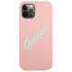 Guess GUHCP12LLSVSPG iPhone 12 Pro Max 6.7" rose green/green pink hardcase Silicone Vintage