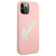 Guess GUHCP12LLSVSPG iPhone 12 Pro Max 6.7" rose green/green pink hardcase Silicone Vintage