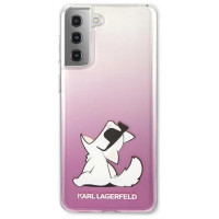Karl Lagerfeld KLHCS21MCFNRCPI S21+ G996 hardcase różowy/pink Choupette Fun