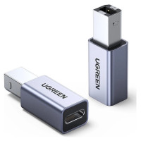 Ugreen adapter USB Type C - USB Type B gray (US382)