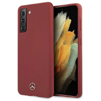 Mercedes MEHCS21SSILRE S21 G991 czerwony/red hardcase Silicone Line