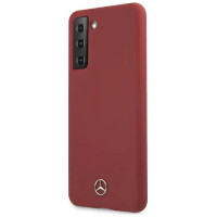 Mercedes MEHCS21SSILRE S21 G991 czerwony/red hardcase Silicone Line