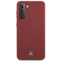 Mercedes MEHCS21SSILRE S21 G991 czerwony/red hardcase Silicone Line