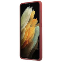 Mercedes MEHCS21SSILRE S21 G991 czerwony/red hardcase Silicone Line