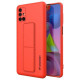 Wozinsky Kickstand Case silicone stand cover for Samsung Galaxy M51 red