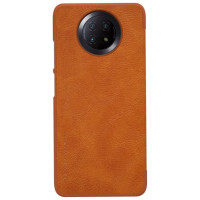 Nillkin Qin leather holster case for Xiaomi Redmi Note 9T 5G brown