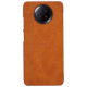 Nillkin Qin leather holster case for Xiaomi Redmi Note 9T 5G brown