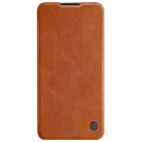 Nillkin Qin leather holster case for Xiaomi Redmi Note 9T 5G brown
