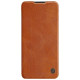 Nillkin Qin leather holster case for Xiaomi Redmi Note 9T 5G brown