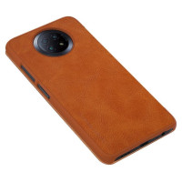 Nillkin Qin leather holster case for Xiaomi Redmi Note 9T 5G brown