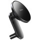 Baseus magnetic car phone holder wireless Qi charger 15 W (MagSafe compatible for iPhone) black (WXJN-01)