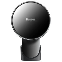 Baseus magnetic car phone holder wireless Qi charger 15 W (MagSafe compatible for iPhone) black (WXJN-01)