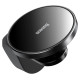 Baseus magnetic car phone holder wireless Qi charger 15 W (MagSafe compatible for iPhone) black (WXJN-01)