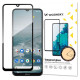 Wozinsky super durable Full Glue tempered glass full screen with frame Case Friendly Nokia G20 black