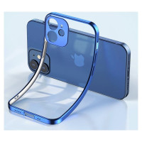 Joyroom New Beauty Series ultra thin case with electroplated frame for iPhone 12 Pro Max golden (JR-BP744)