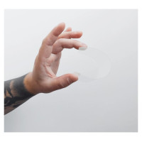 Wozinsky Full Cover Flexi Nano foil glass tempered glass with frame iPhone 14 Max / 13 Pro Max transparent