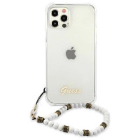 Guess GUHCP12MKPSWH iPhone 12/12 Pro 6.1" Transparent Hardcase White Pearl