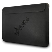 Guess Saffiano Script cover for a 13" laptop - black