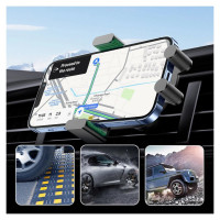 Ugreen Car Qi Wireless Charger 15W Car Phone Holder on Ventilation Grille Black (40118 CD256)