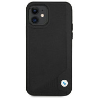BMW Etui BMW BMHCP12SRCDPK iPhone 12 mini 5,4" czarny/black hardcase Leather Deboss