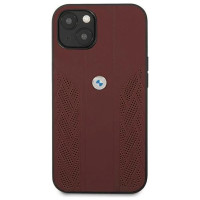 BMW Etui BMW BMHCP13MRSPPR iPhone 13 6,1" czerwony/red hardcase Leather Curve Perforate