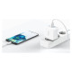 Choetech fast GaN wall charger USB Type C PD USB-A QC3.0 65W 3,25A white (PD8002)