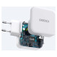 Choetech fast GaN wall charger USB Type C PD USB-A QC3.0 65W 3,25A white (PD8002)