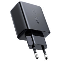 Acefast wall charger USB Type C / USB 32W, PPS, PD, QC 3.0, AFC, FCP black (A5 black)