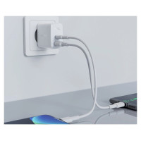 Acefast wall charger USB Type C / USB 32W, PPS, PD, QC 3.0, AFC, FCP white (A5 white)