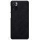 Nillkin Qin Case Case for Xiaomi Redmi Note 11 Pro+ (China) / Redmi Note 11 Pro (China) / Mi11i HyperCharge Camera Protector Holster Cover Flip Case Black