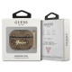 Guess GUA34GSMW AirPods 3 cover brązowy/brown 4G Script Metal Collection