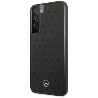 Mercedes MEHCS22MPSQBK S22+ S906 czarny/black hardcase Leather Stars Pattern