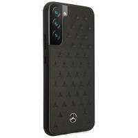 Mercedes MEHCS22MPSQBK S22+ S906 czarny/black hardcase Leather Stars Pattern