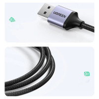 Ugreen multifunctional adapter HUB USB 3.0 - 3 x USB / Ethernet RJ-45 / USB Type C PD gray (CM475)