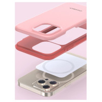 Choetech MFM Anti-drop case Made For MagSafe for iPhone 13 Pro Max pink (PC0114-MFM-PK)