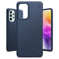 Ringke Onyx durable cover for Samsung Galaxy A73 navy blue